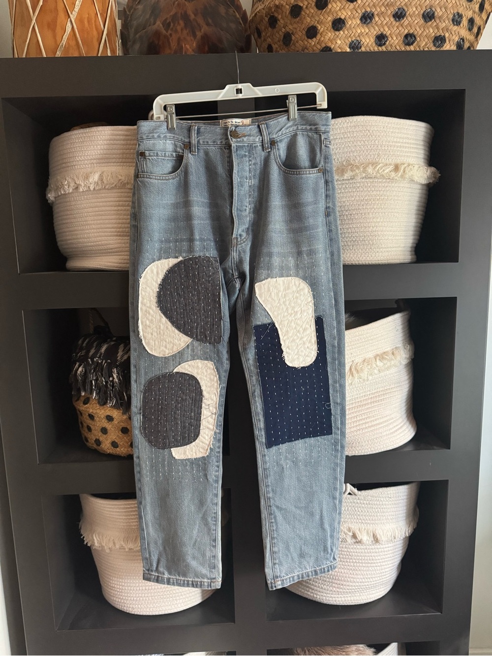 Sandrine Rose Patchwork Jeans